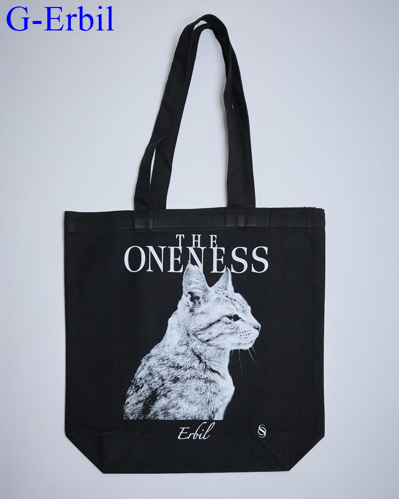 Pre-order available for THE ONENESS OI-TR-1050 Organic Cotton Tote Bag (7 designs available).