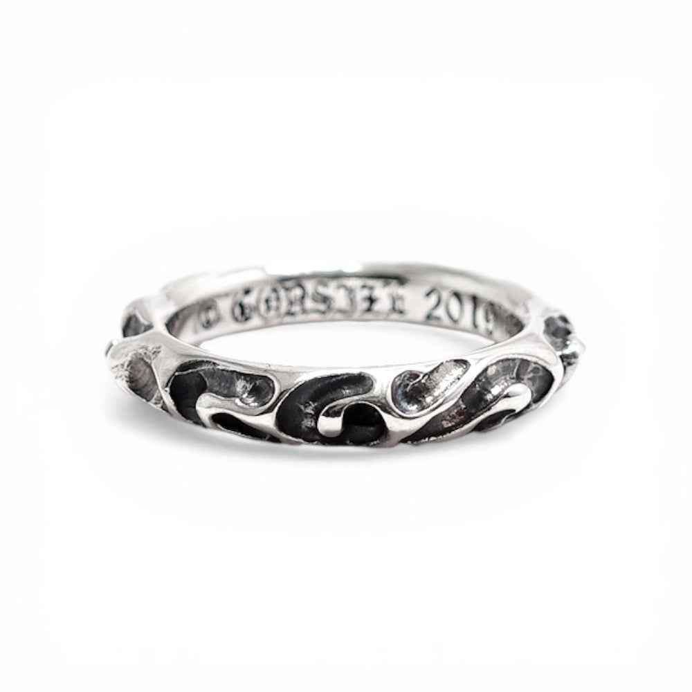 【GODSIZE ゴッドサイズ】GS-221 Crater Ring クレーターリング