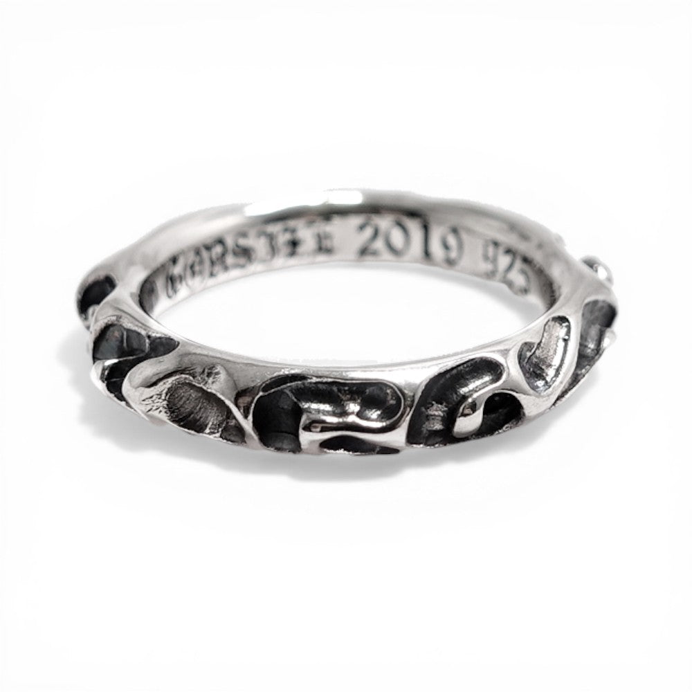 GODSIZE ゴッドサイズ】GS-221 Crater Ring クレーターリング – -925