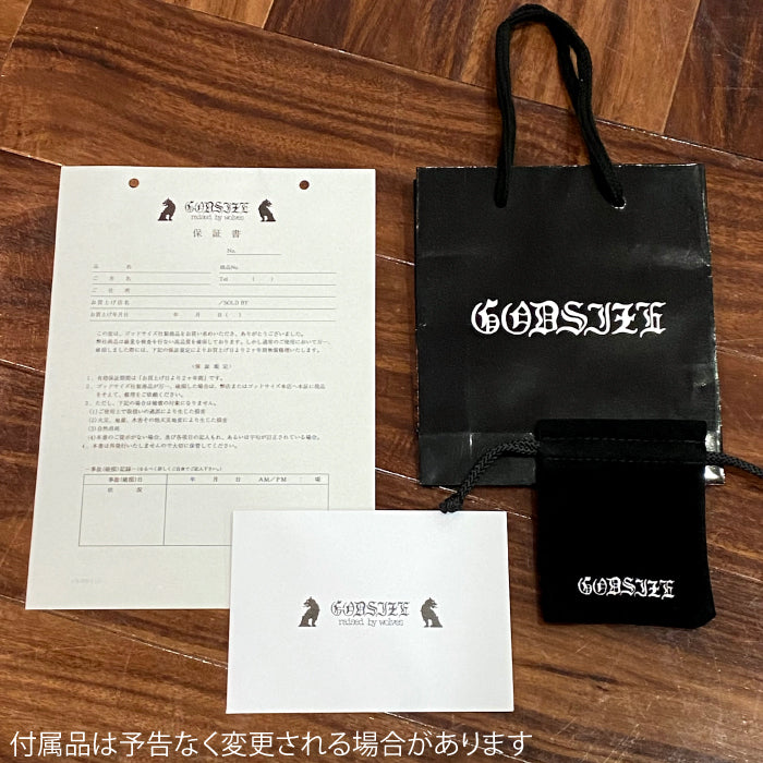 【GODSIZE ゴッドサイズ】GS-215r CROW RING クロウリング