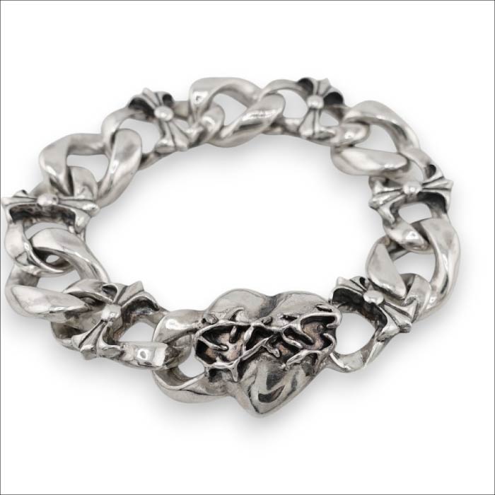 【GODSIZE】GS-BCB-02 #1 蝴蝶链手链 / 心形扣蝴蝶链手链