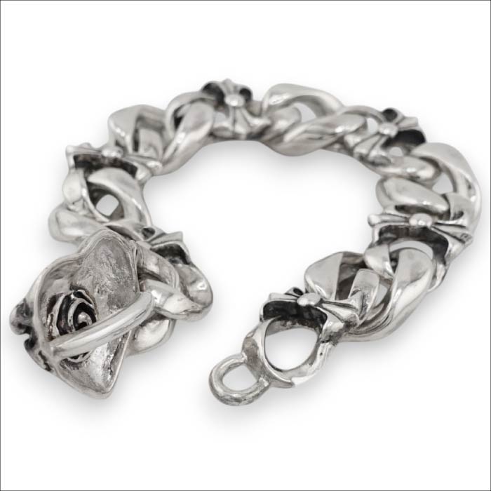 【GODSIZE】GS-BCB-02 #1 蝴蝶链手链 / 心形扣蝴蝶链手链