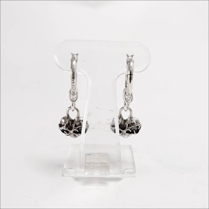 【GODSIZE ゴッドサイズ】 THIN HOOP with OVAL & HEART/1.8mm
