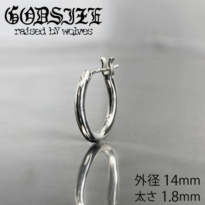 【GODSIZE ゴッドサイズ】THIN HOOP シンフープ：Plain/1.8mm