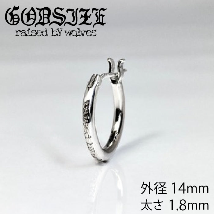 【GODSIZE ゴッドサイズ】THIN HOOP シンフープ：rbw/1.8mm