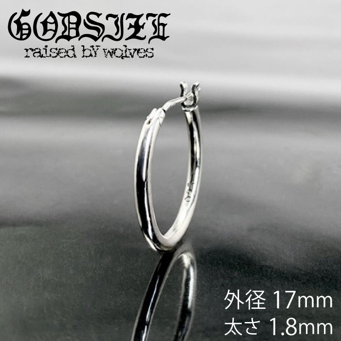 【GODSIZE ゴッドサイズ】THIN HOOP シンフープ：Plain/1.8mm