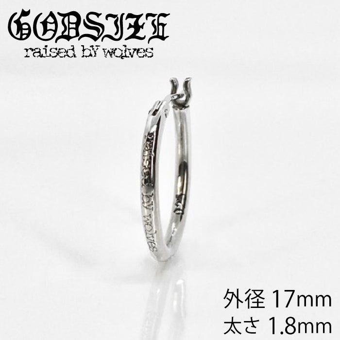 【GODSIZE ゴッドサイズ】THIN HOOP シンフープ：rbw/1.8mm