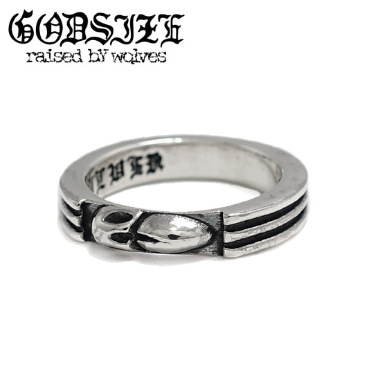 【GODSIZE ゴッドサイズ】GS-215r CROW RING クロウリング