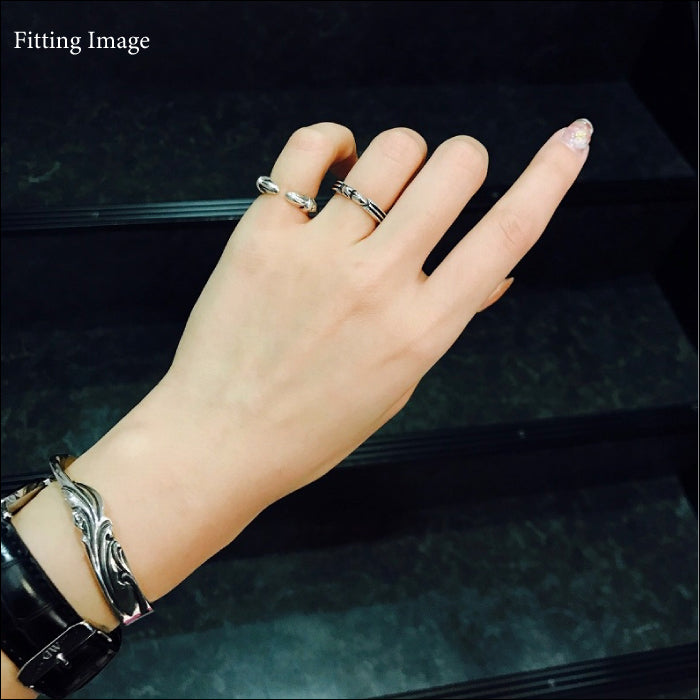 【GODSIZE ゴッドサイズ】GS-215r CROW RING クロウリング