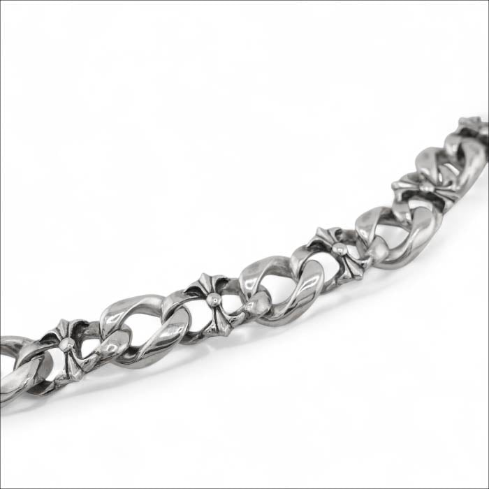 【GODSIZE ゴッドサイズ】GS-BCB-02 #1CHAIN BRACELET [BUTTERFLY] / Combination HEART CLASP バタフライチェーンブレスレット ハート クラスプ