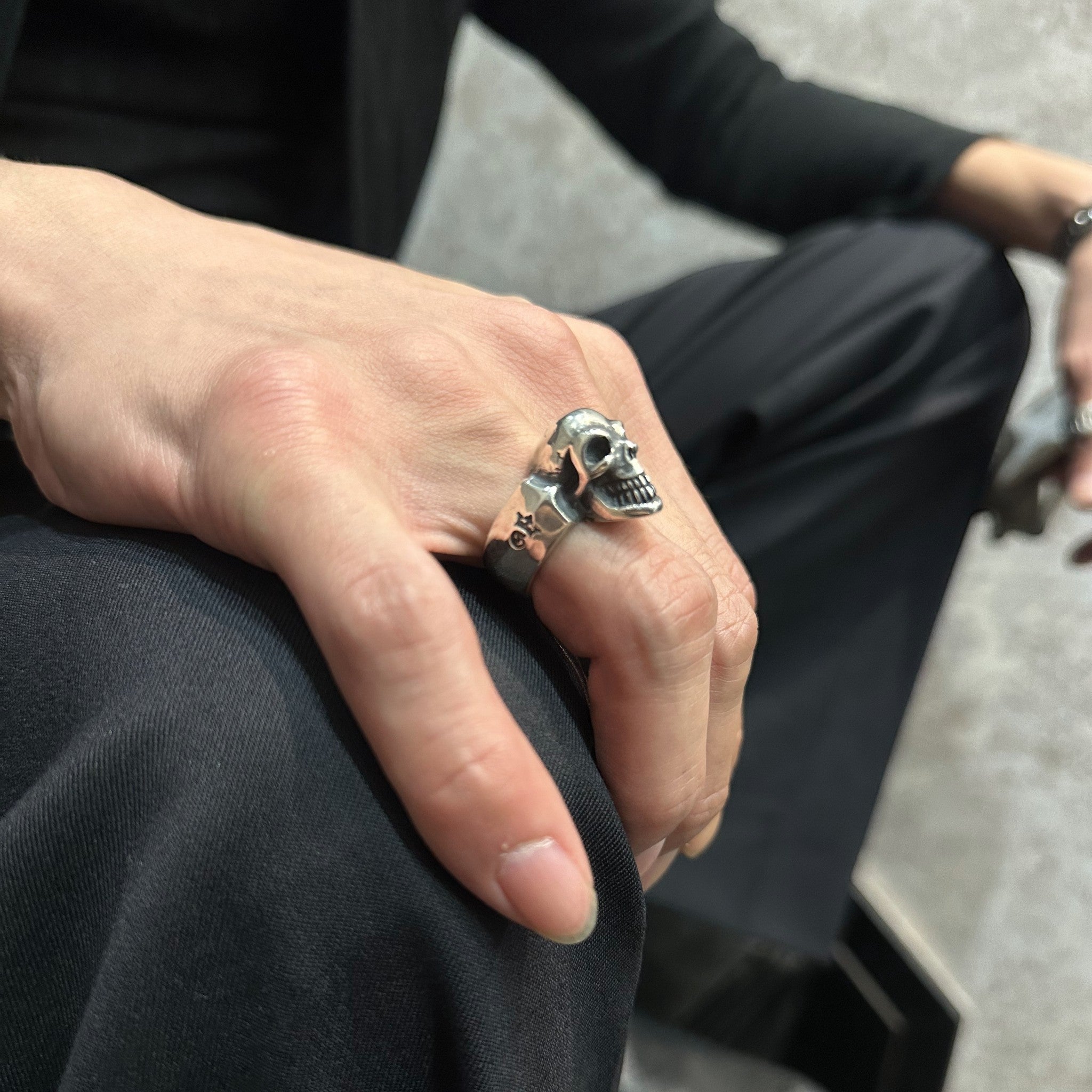 週末まで値下げします！　Gaboratory　シングルスカルリング Gaboratory ガボラトリー】Single Skull Ring シングルスカルリング