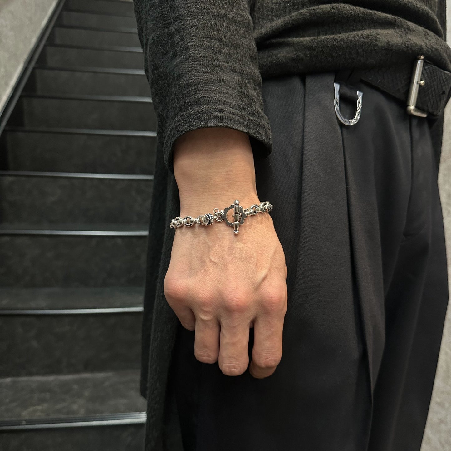 【STARLINGEAR スターリンギア】STB079Feb ラージプレーンリンク w/タイニーカービーブレスレット