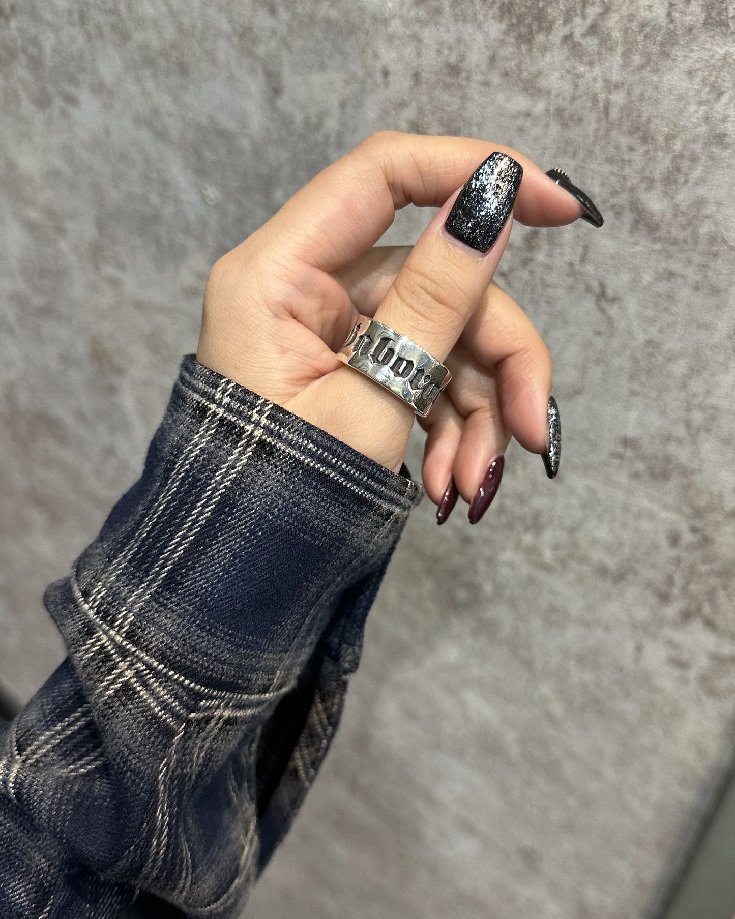 【Gaboratory ガボラトリー】Wide Gaboratory Logo Ciger Band Rng ワイドガボラトリーロゴシガーバンドリング