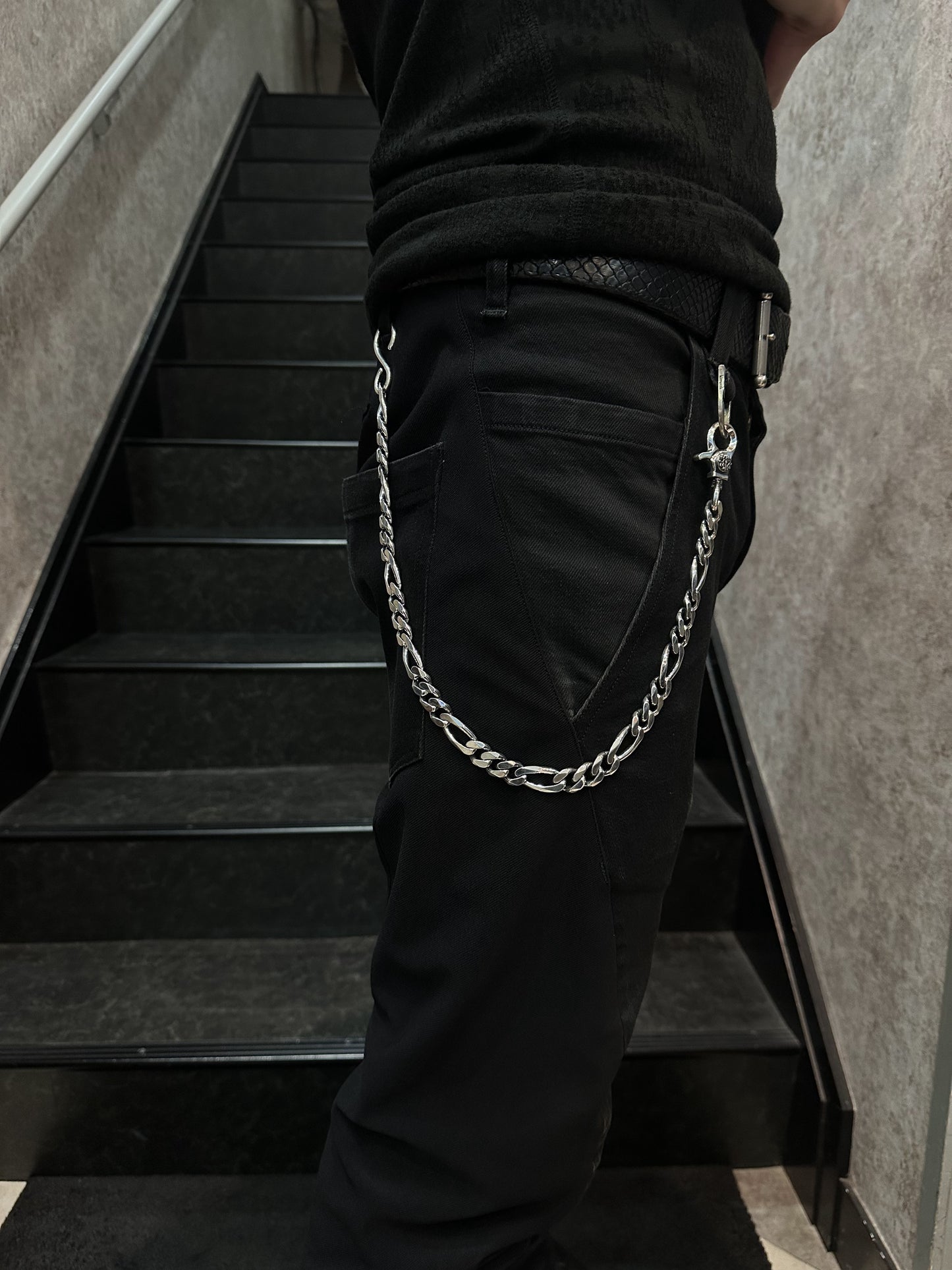 【DEAL DESIGN ディールデザイン】391628 ラージフィガロウォレットチェーン