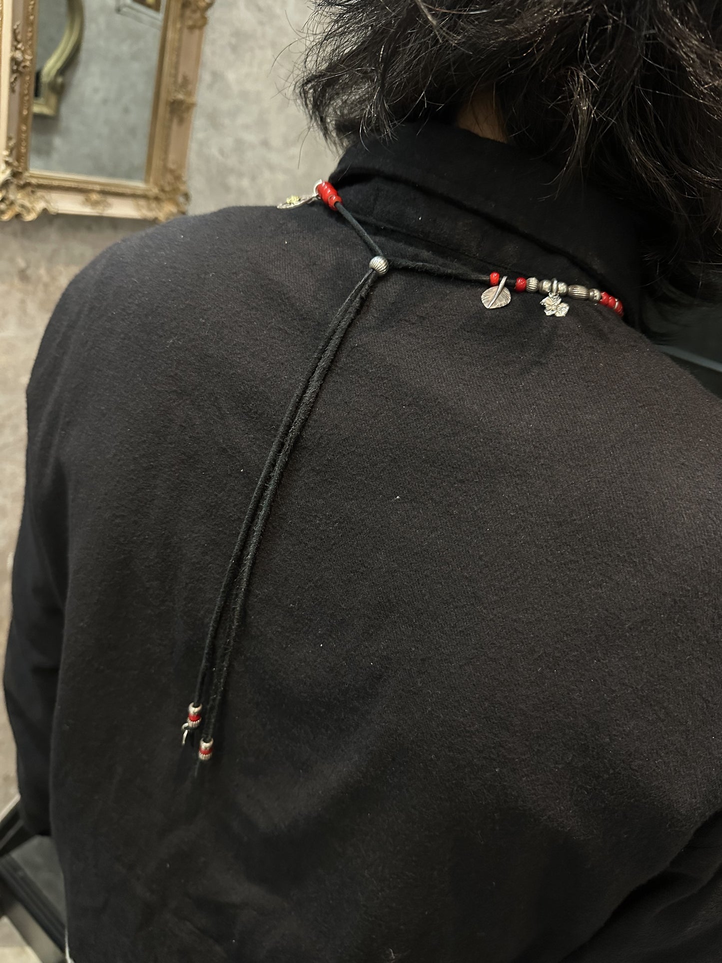 【FIRST ARROW’s ファーストアローズ】L-020 皮紐 鹿皮 ホワイト/ブラック/ブラウン