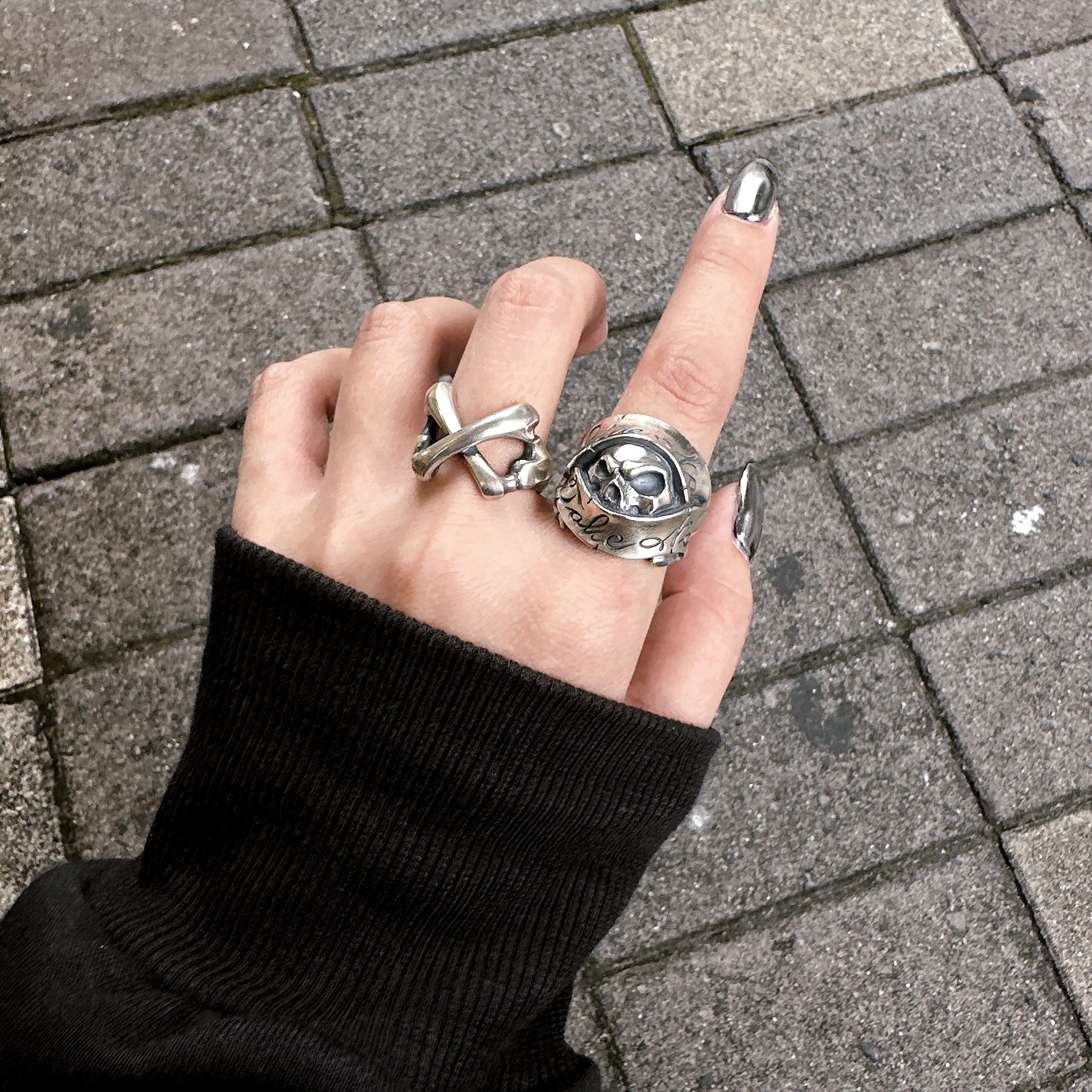 Rat Race ラットレース】GTSR-2 Give No Take No Skull Ring 2 ギブ