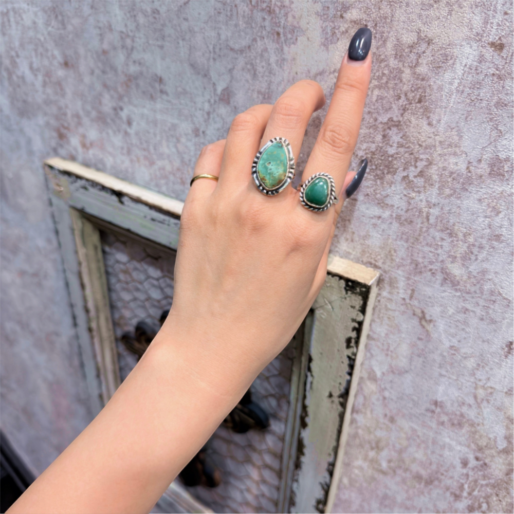 【NAVAJO INDIAN JEWELRY】Silver Ring - 05／15号