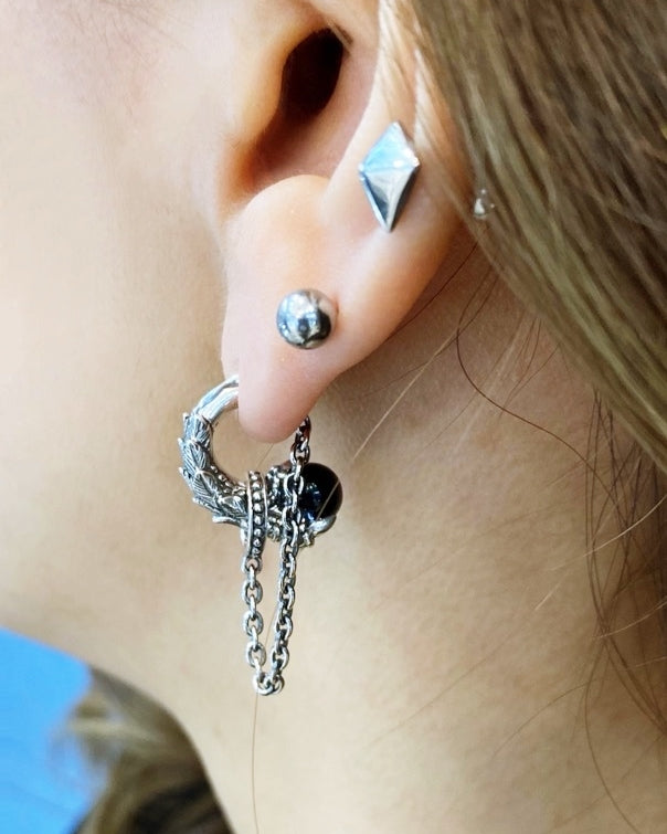 【Bizarre】SPJ035 Siren Silver Earring