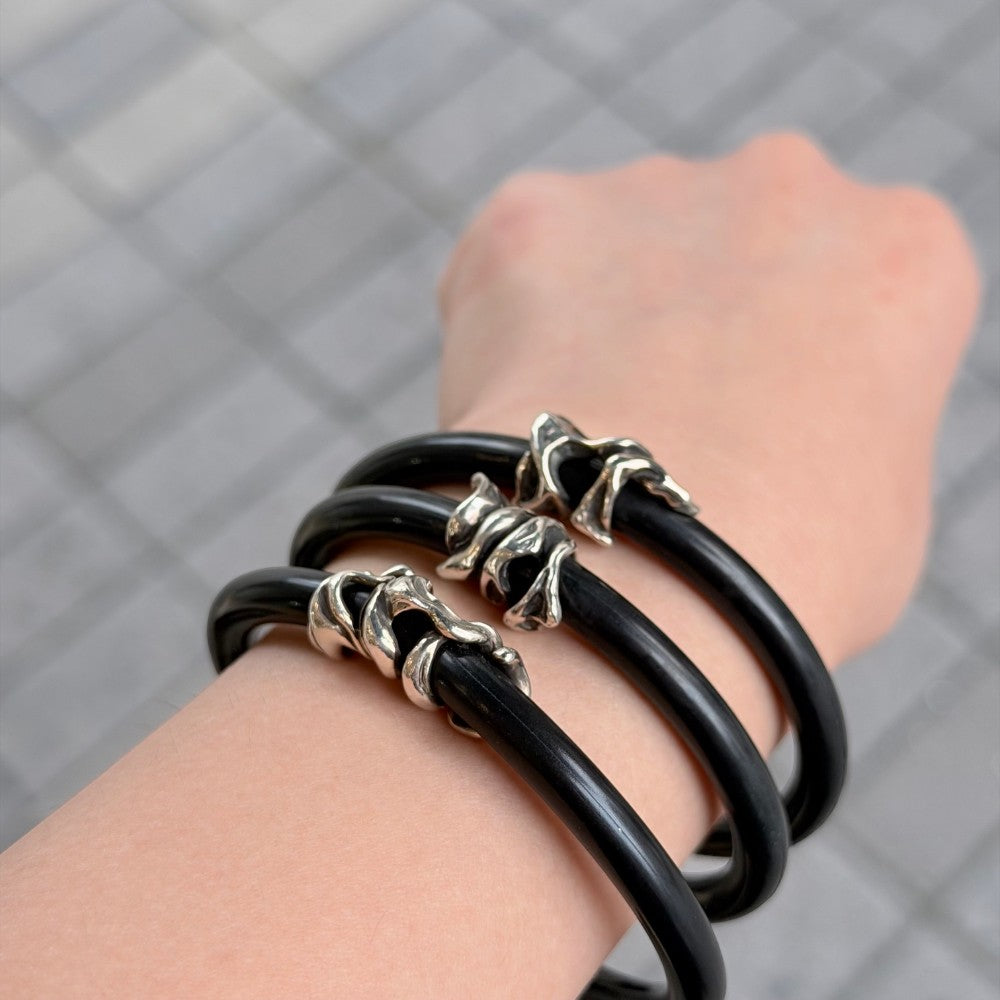 【TAUJAN タウジャン】Bracelet ラバーブレスレット -b