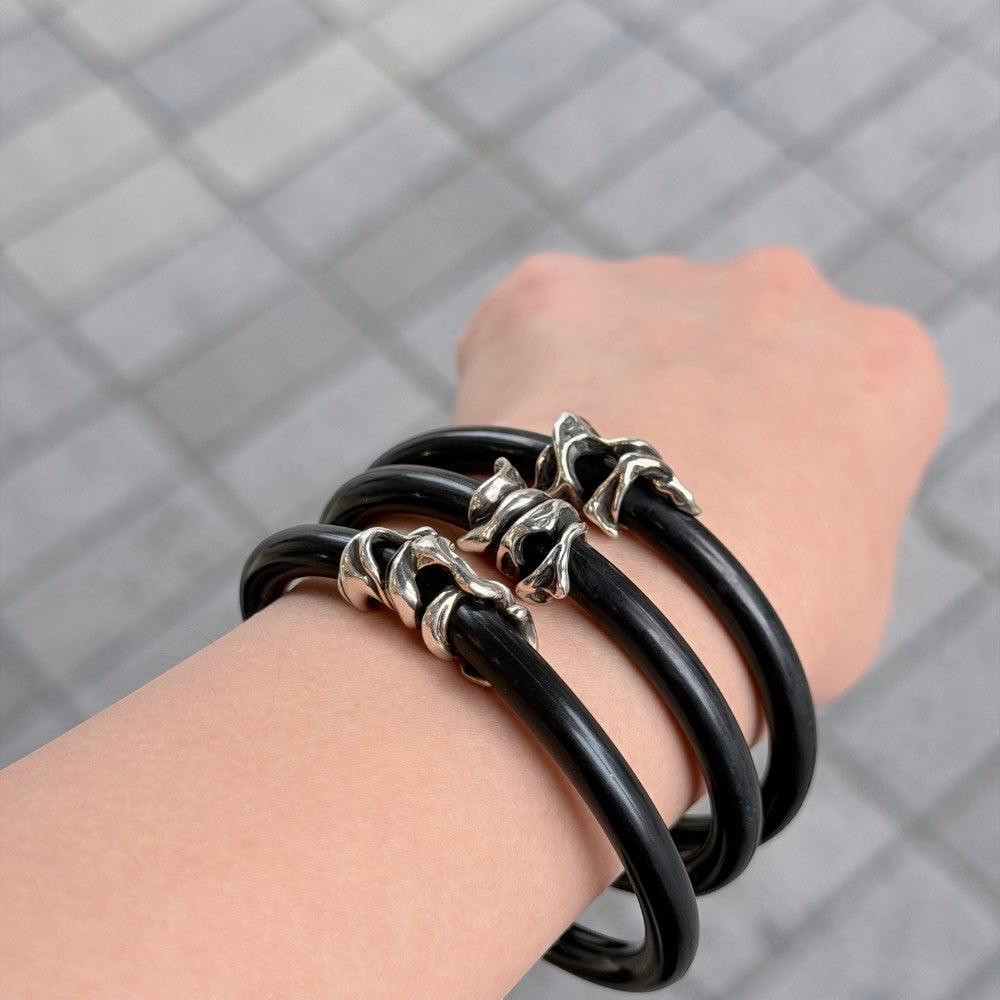【TAUJAN タウジャン】Bracelet ラバーブレスレット -b