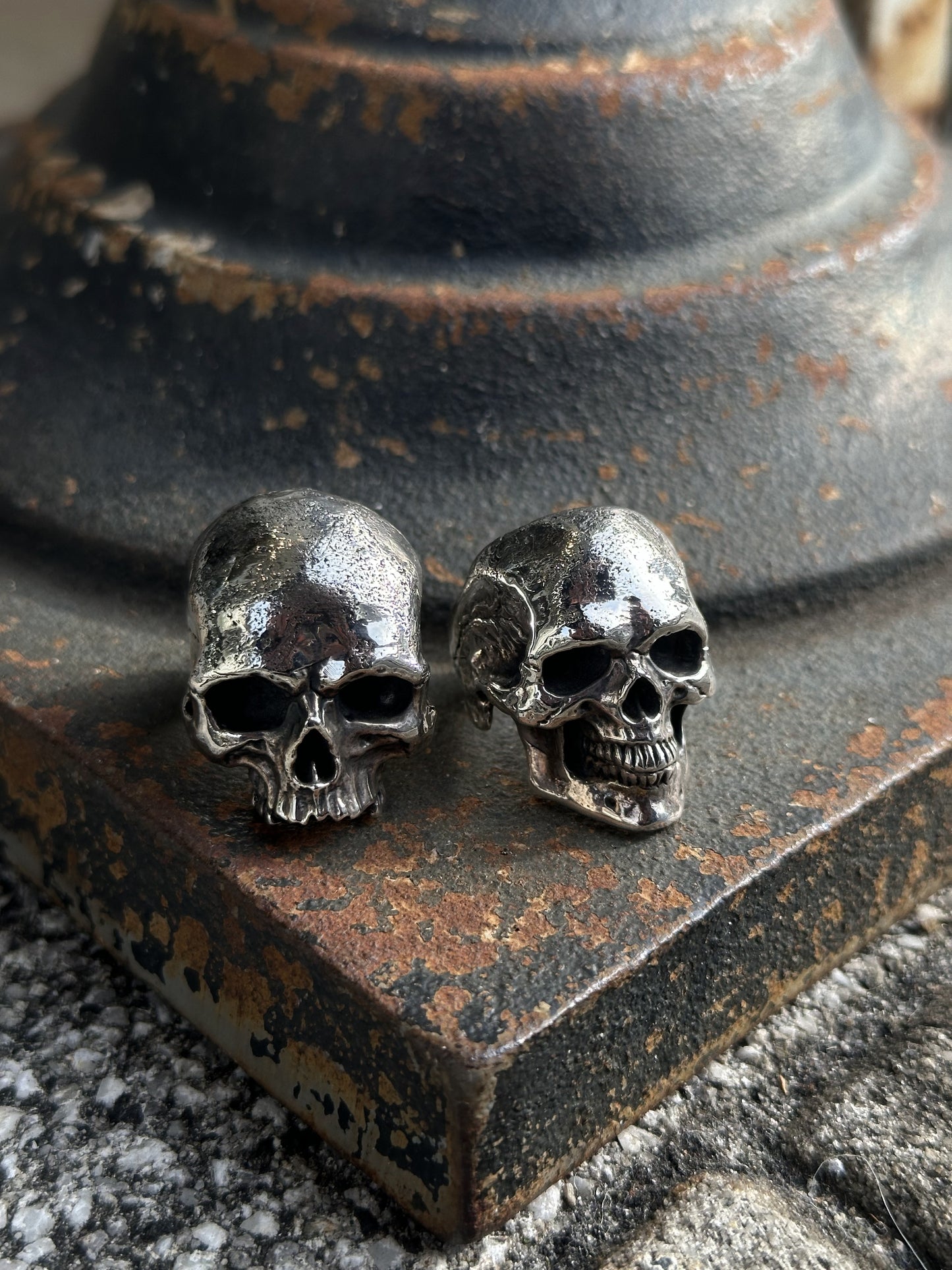 【CRAZY PIG DESIGNS クレイジーピッグデザインズ】NO.1025 XX OSSUARY SKULL RING