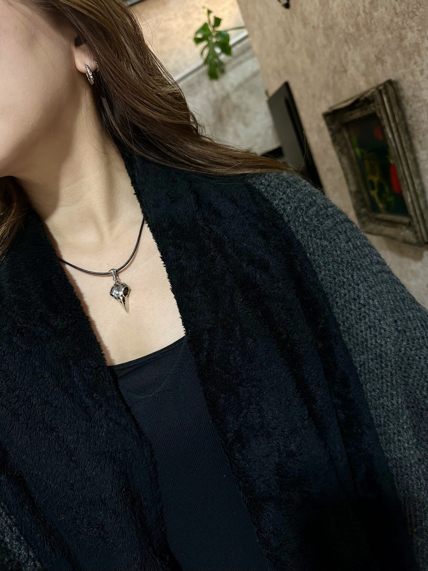 【CRAZY PIG DESIGNS クレイジーピッグデザインズ】NO.17 BIRD SKULL PENDANT - MEDIUM