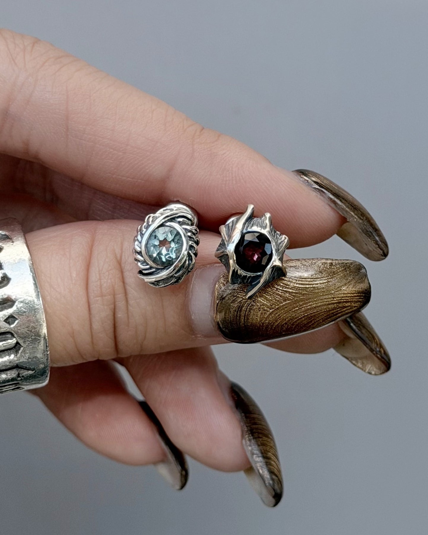 [Bizarre] SPJ058 Angel Silver Earrings 2nd