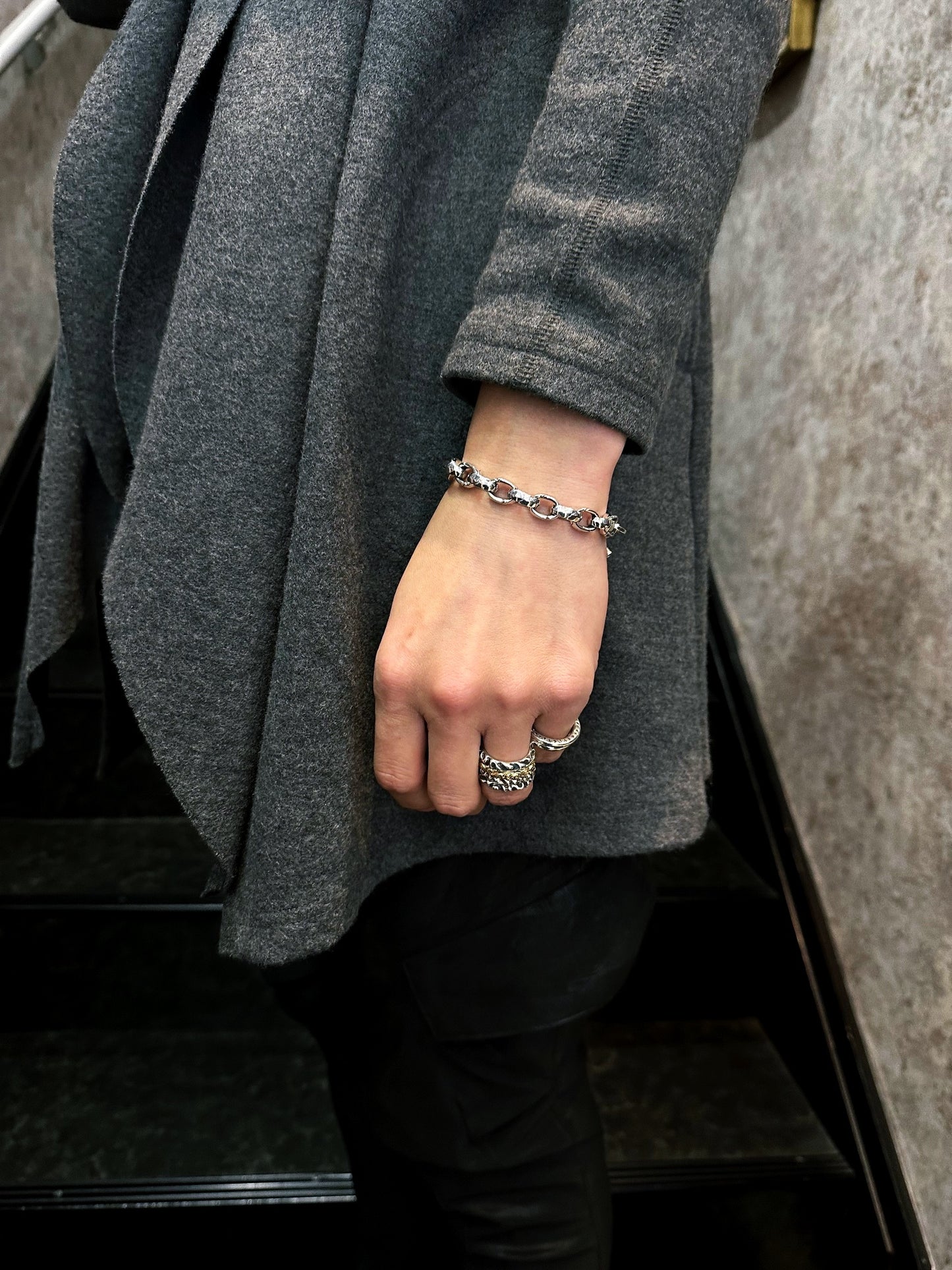 【F.A.L フー・オール・ラフ】FA-B-0043 R.I.Pクラシックチェーンブレスレット