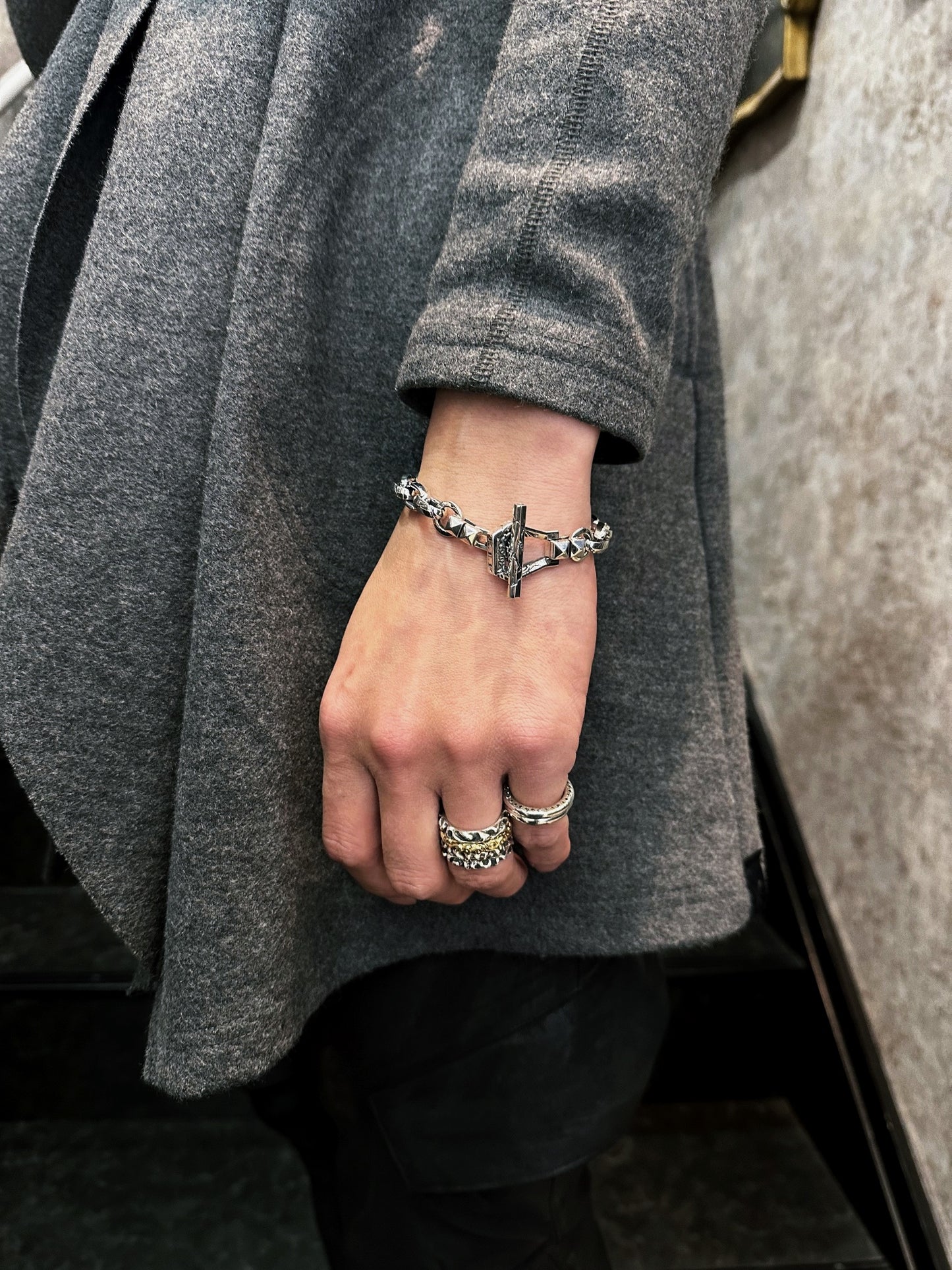 【F.A.L フー・オール・ラフ】FA-B-0043 R.I.Pクラシックチェーンブレスレット