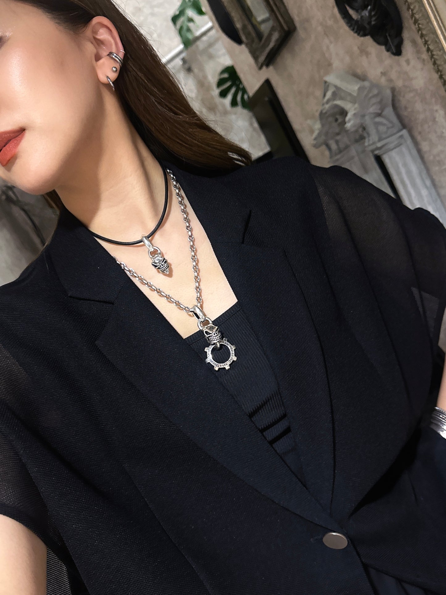 【STARLINGEAR スターリンギア】STP004-Devil  マイクロスカルペンダント デビル