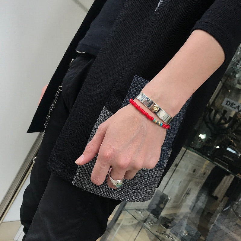 【FIRST ARROW’s ファーストアローズ】BR-001 K18付 平打12mm プレーンバングル