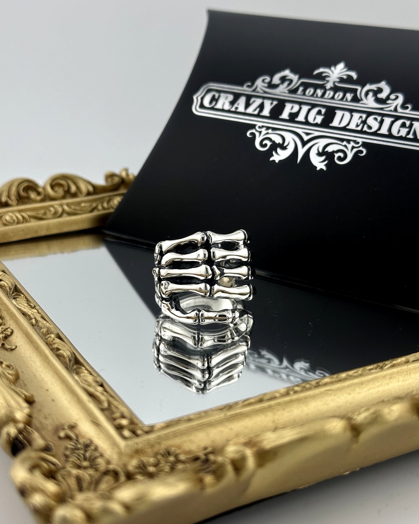 【疯狂猪设计】12号骨手戒指