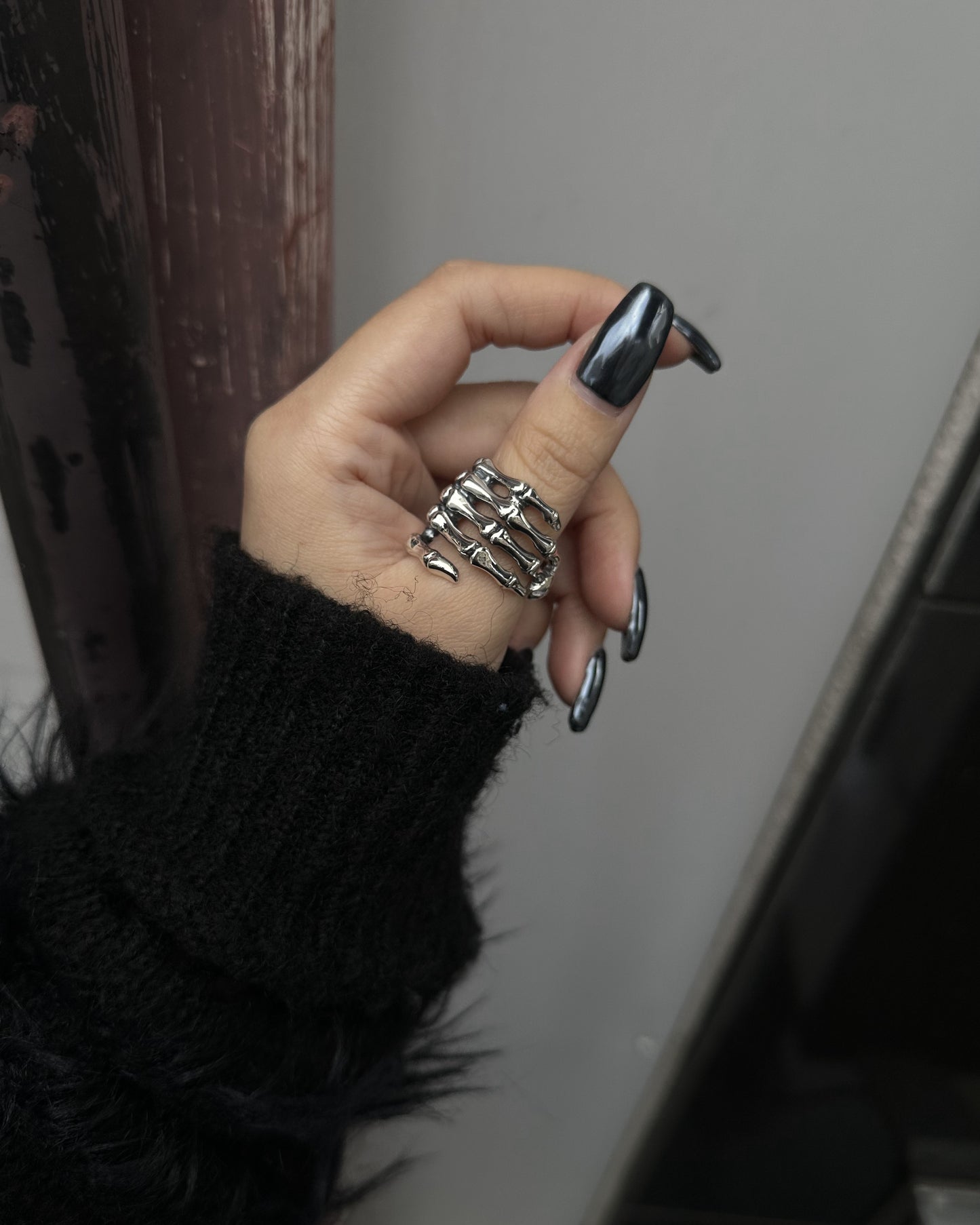 【疯狂猪设计】12号骨手戒指