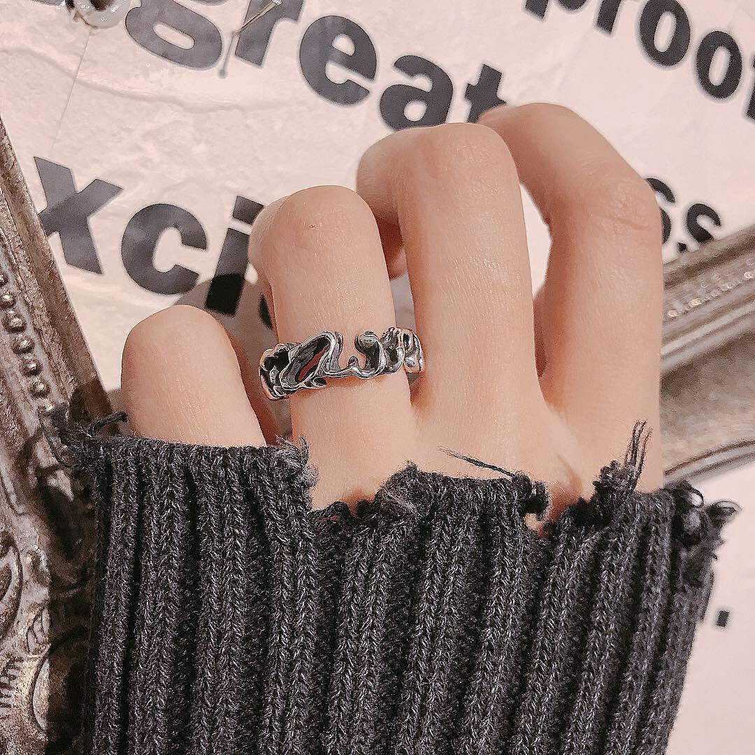 【GODSIZE ゴッドサイズ】GS-205r Palmette Scroll Ring パルメットスクロールリング (コピー)