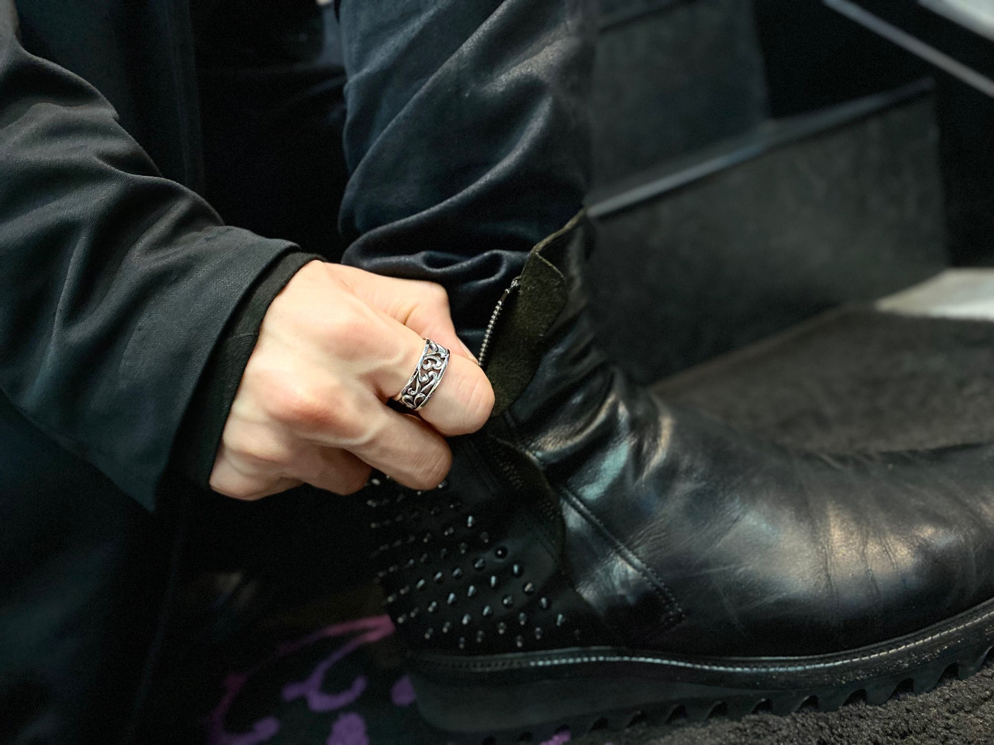 【Bastille バスティーユ】BHAR-021：Ambre paroles Ring アンバーパロールリング