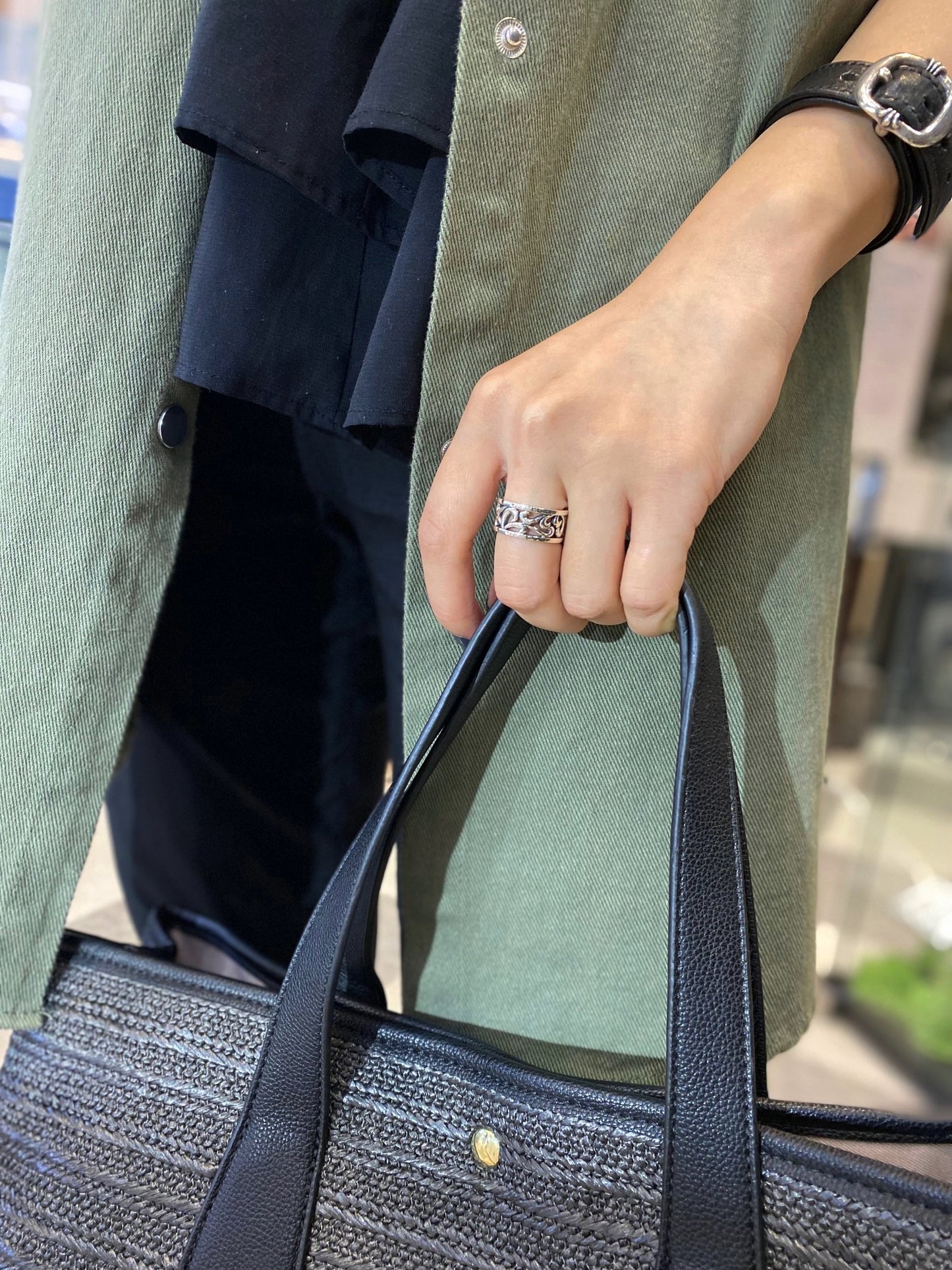 【Bastille バスティーユ】BHAR-021：Ambre paroles Ring アンバーパロールリング