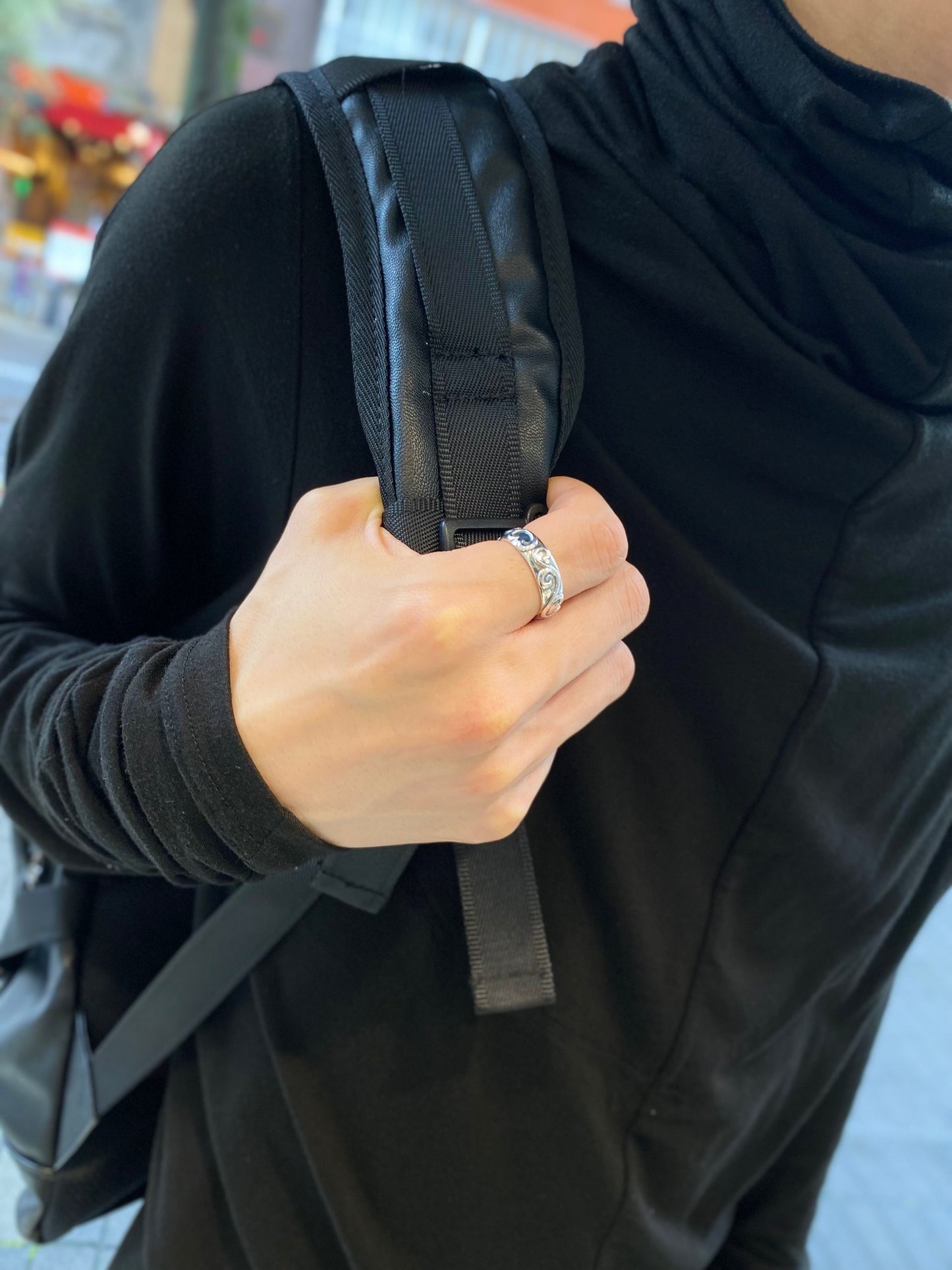 【Bastille バスティーユ】BHAR-008：Ambre paire Ring アンバーペールリング