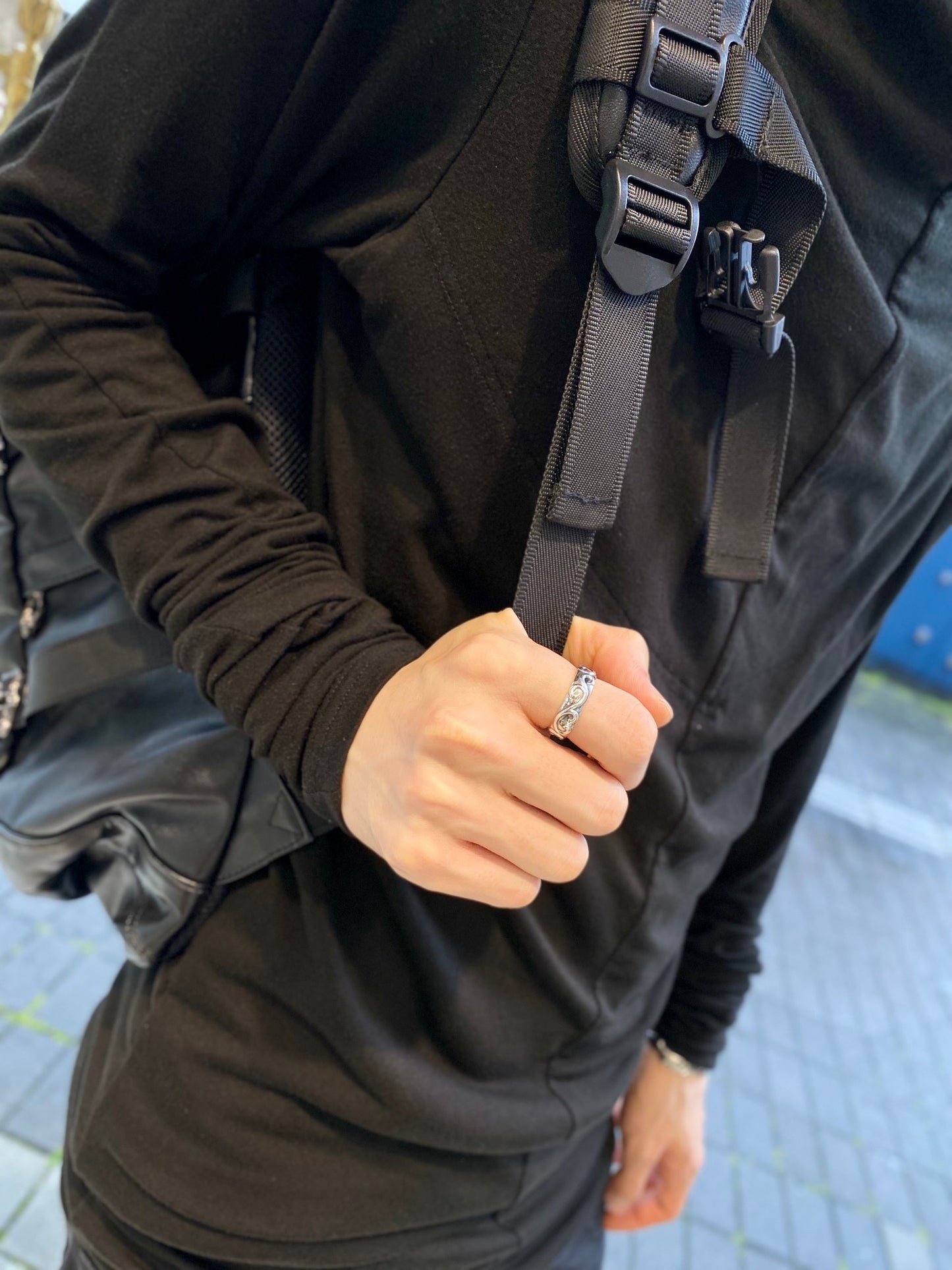 【Bastille バスティーユ】BHAR-008：Ambre paire Ring アンバーペールリング