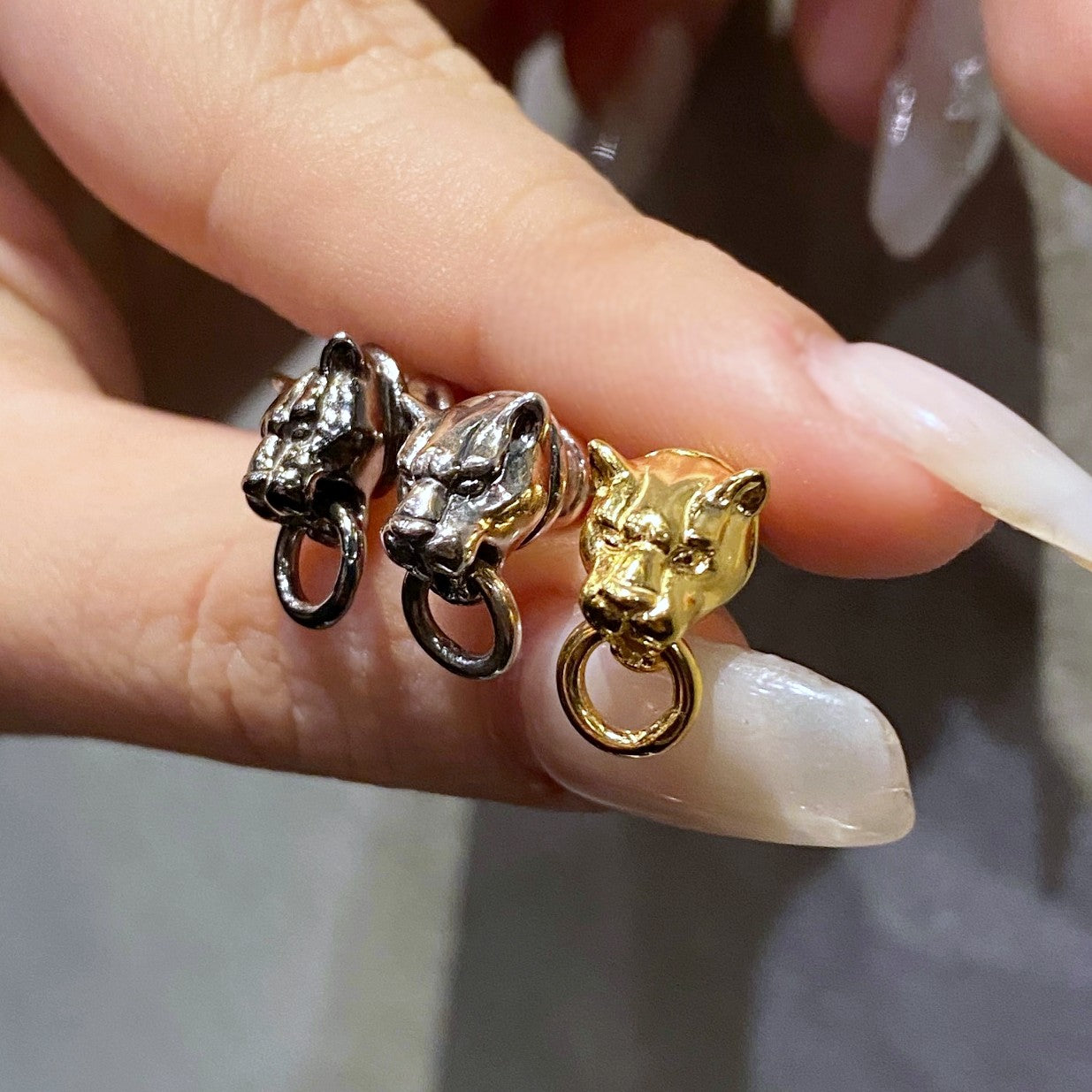 Bizarre SPP038 Fragrance Panther Pierced Earring