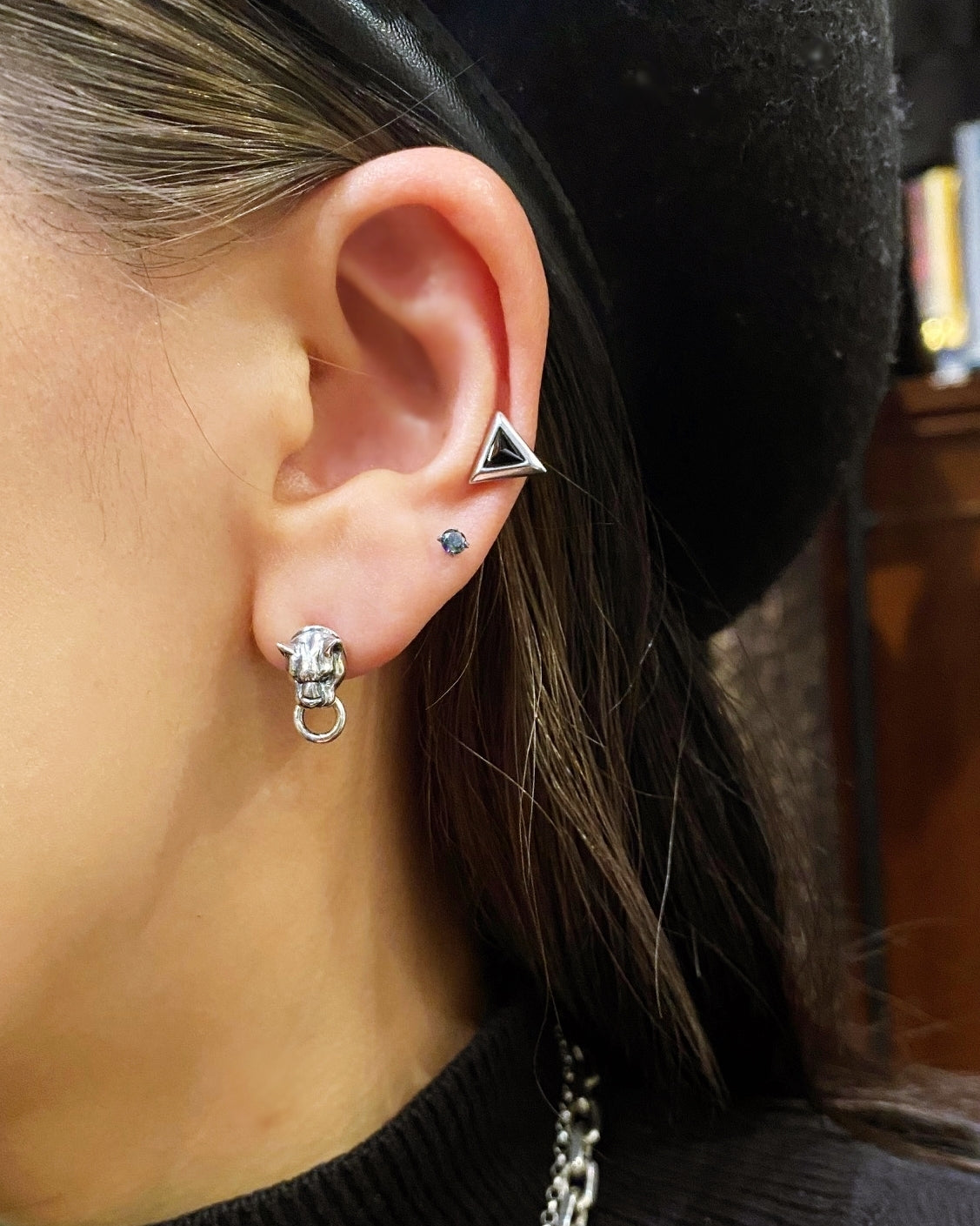 Bizarre SPP038 Fragrance Panther Pierced Earring