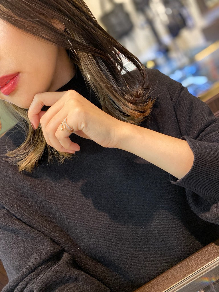 【GIGOR ジゴロウ】NO.328G ピンキースネイブリング K10YG