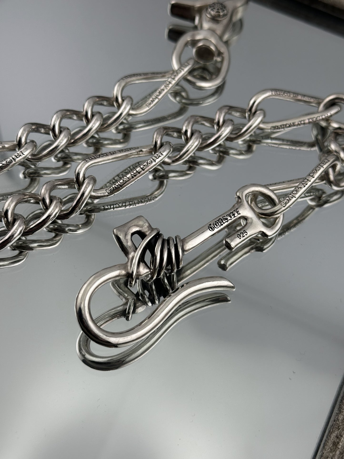 【GODSIZE ゴッドサイズ】FIGARO WALLET CHAIN / ゴッドサイズ フィガロ ウォレットチェーン