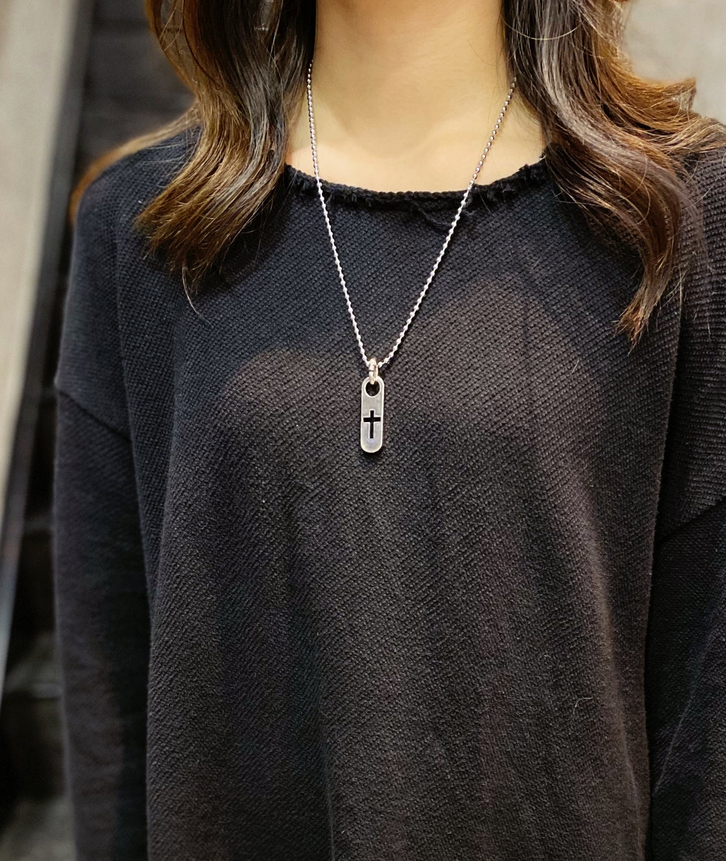 【GODSIZE ゴッドサイズ】GS664PD CLASSIC CROSS PENDANT クラシッククロスペンダント I.D.タグ