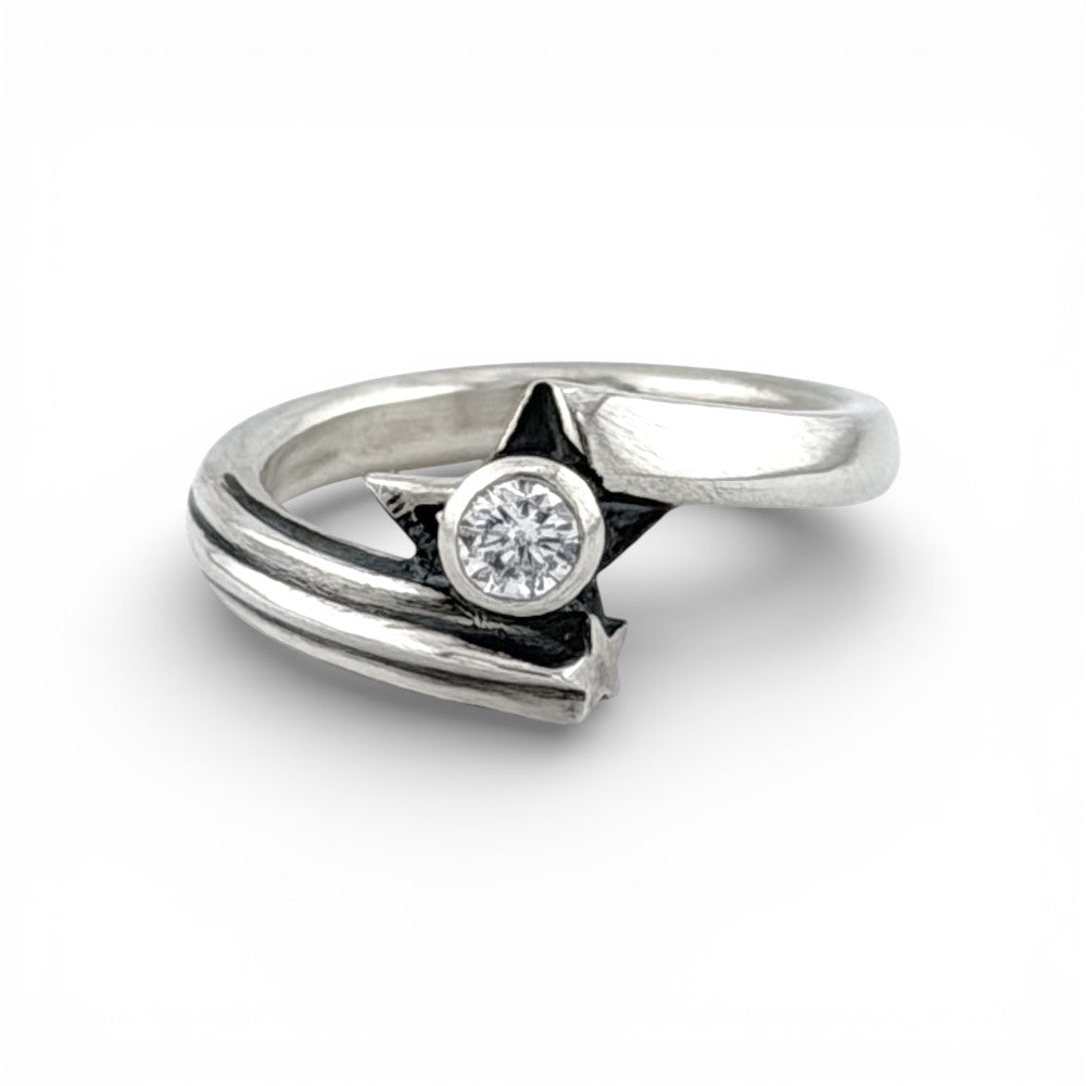 【Rock and Justice EDEN/エデン】Shining Star Ring CZ/CL [ EJR-2 CZ ]