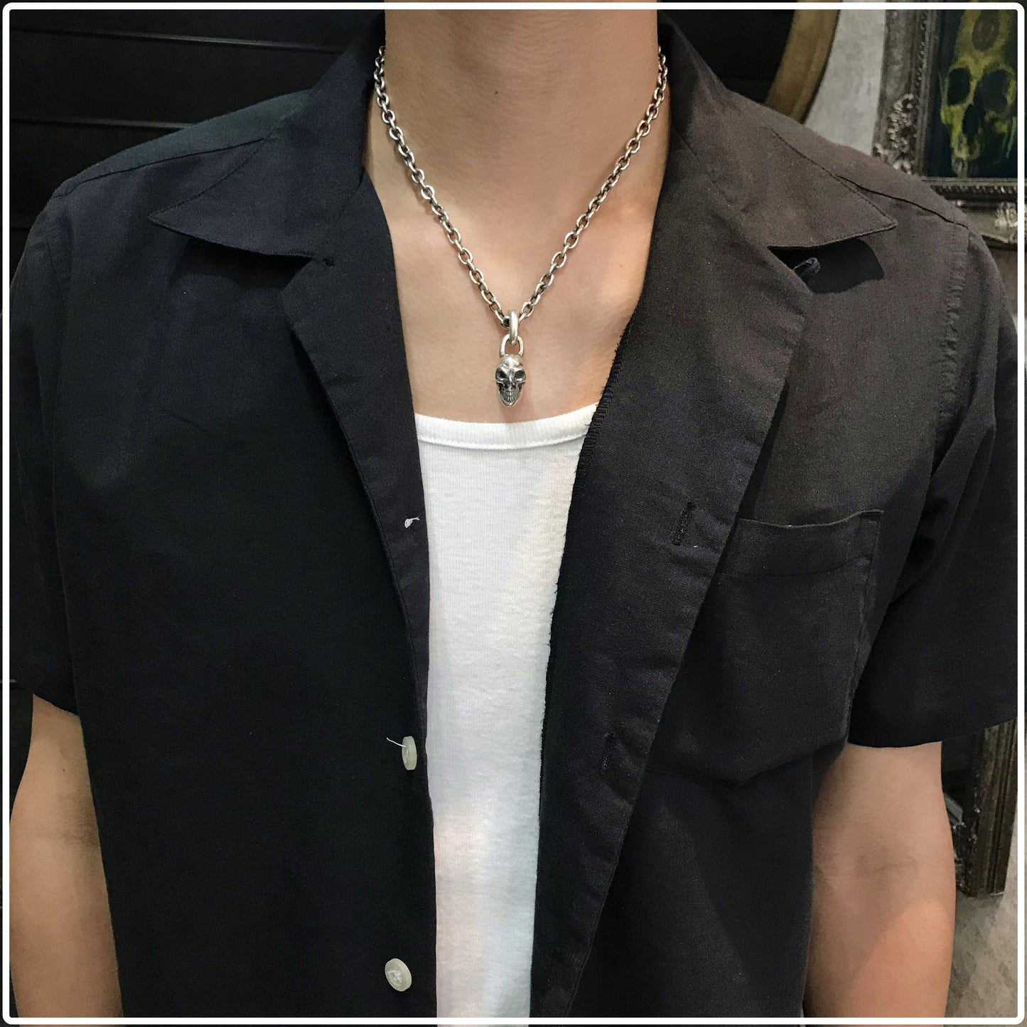 【Gaboratory ガボラトリー】Single Skull Pendant シングルスカルペンダント