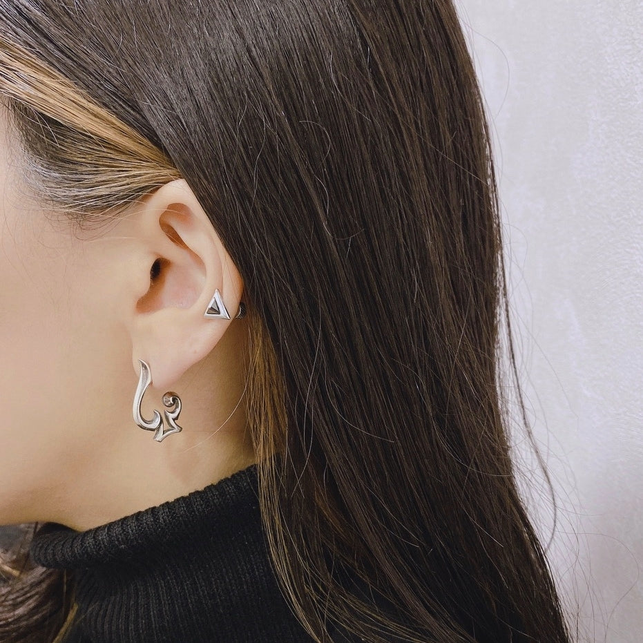 【Rat Race ラットレース】SFEP-1L SPADE HOOP PIERCE (L) スペードピアス