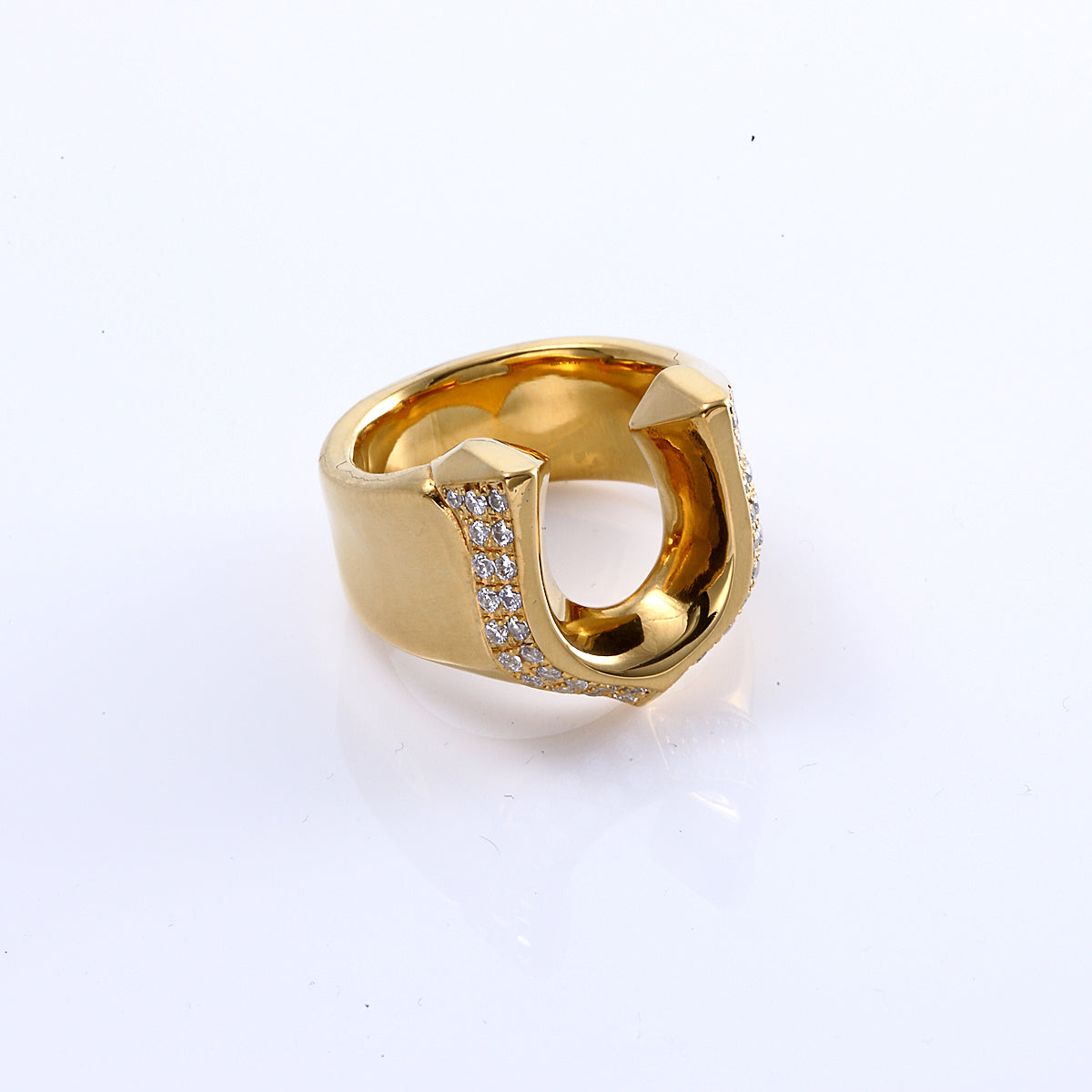 【King Limo キングリモ】KLR14GCZ：HIGH ROLLER RING-PAVE ハイローラーリング