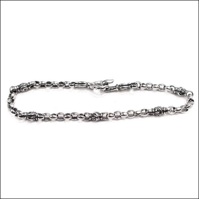 LONE ONES ロンワンズ】MFNH-0006L Mini Silk Eagle Chain Bracelet