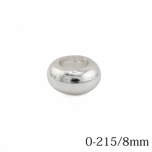 【FIRST ARROW’s ファーストアローズ】O-215/8mm 無垢シルバービーズ