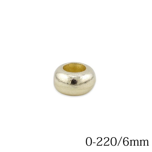 【FIRST ARROW’s ファーストアローズ】O-220/K18 ビーズ [M] 6mm